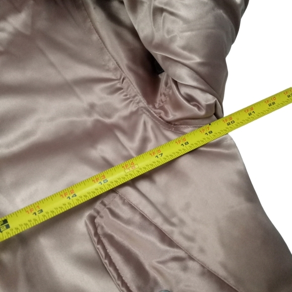 Civil Regime Mauve Polyester Zip Up Bomber Jacket MA-1 XS - Picture 5 of 6